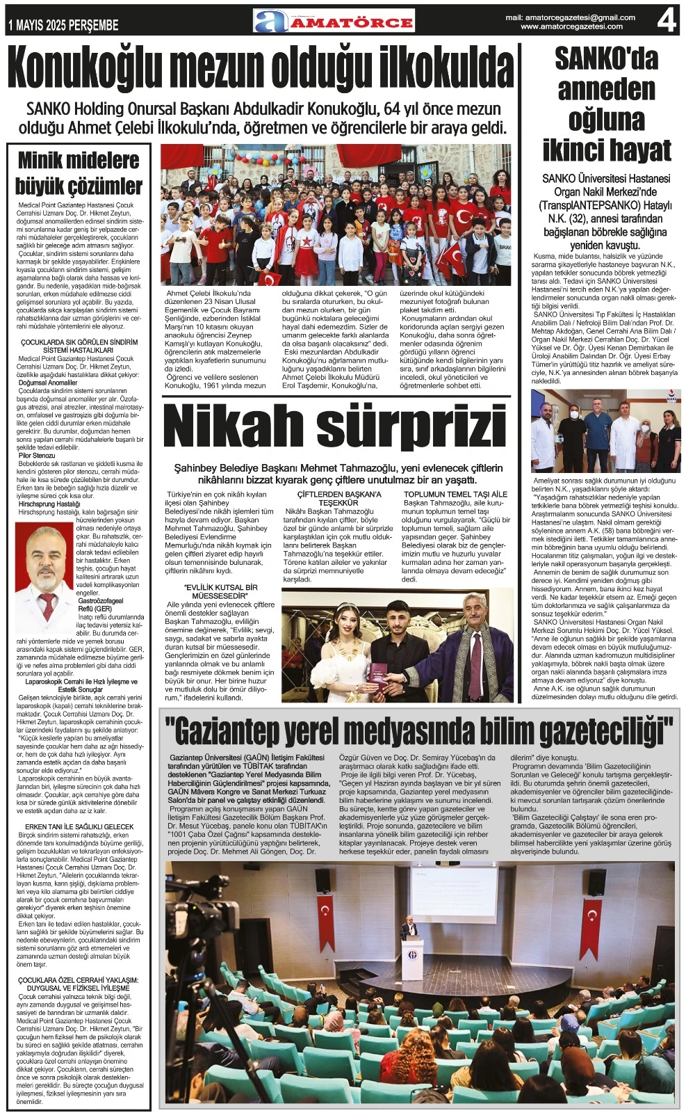 Amatörce Gazetesi 841. Sayı 