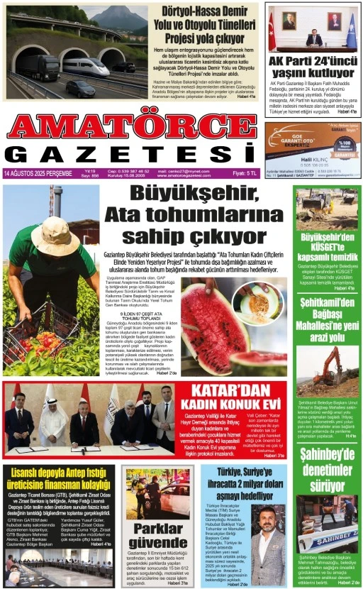 Amatörce Gazetesi 856. Sayı 