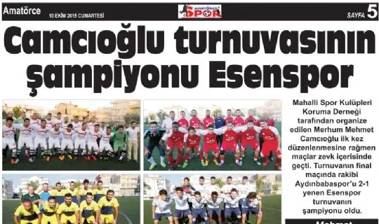 AMATÖRCE GAZETESİ 475 SAYI 5. SAYFA