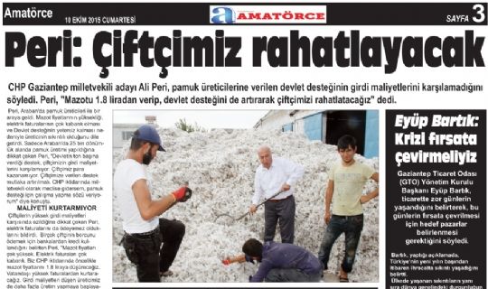 AMATÖRCE GAZETESİ 475 SAYI 3. SAYFA