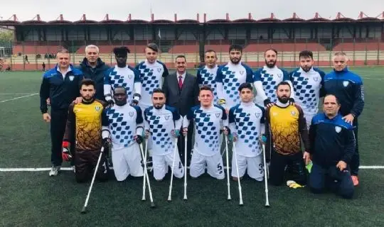 ŞAHİNBEY AMPUTE YENİ SAHASINDA 