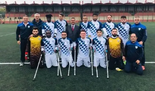 ŞAHİNBEY AMPUTE YENİ SAHASINDA 