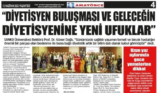 Amatörce Gazetesi 750.Sayı 4.Sayfa