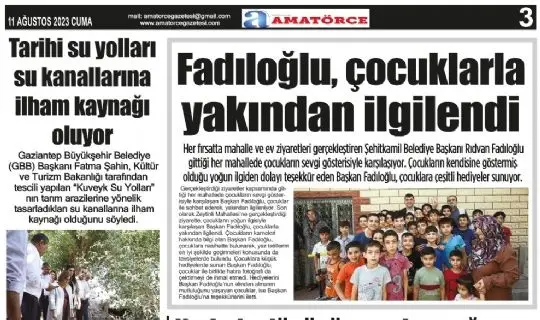 Amatörce Gazetesi 756.Sayı 3.Sayfa
