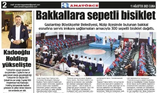 Amatörce Gazetesi 756.Sayı 2.Sayfa