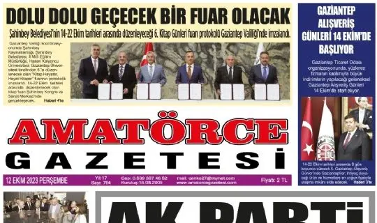 Amatörce Gazetesi 764.Sayı 1.Sayfa