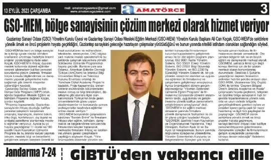 Amat&ouml;rce Gazetesi 760.Sayı 3.Sayfa