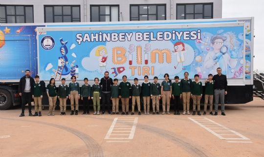 ŞAHİNBEY BELEDİYESİ ‘BİLİM TIRI’ İLE BİLİMİ VE TEKNOLOJİYİ OKULLARA TAŞIYOR   