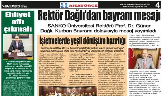 Amatörce Gazetesi 797.Sayı 4.Sayfa