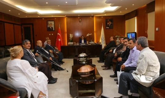 TÜRKİYE SAKATLAR DERNEĞİ ŞUBE BAŞKANLARINDAN ŞAHİN’E ZİYARET