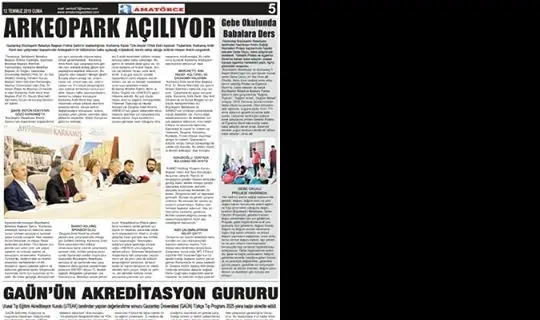 Amatörce Gazetesi 2019-07-12 5.Sayfa
