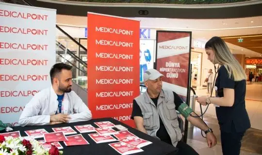 Medical Point Gaziantep, Hipertansiyon Bilin&ccedil;lendirme Standı Kurdu.