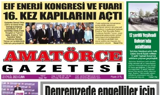 Amat&ouml;rce Gazetesi 761.Sayı 1.Sayfa
