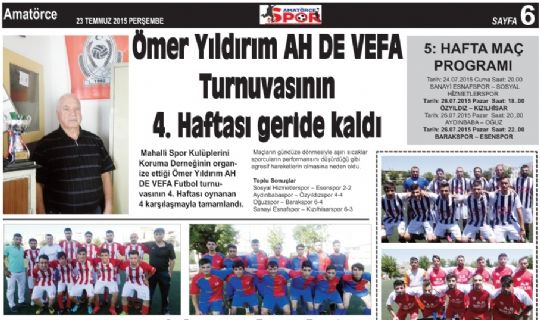 AMATÖRCE GAZETESİ 463 SAYI 6. sayfa