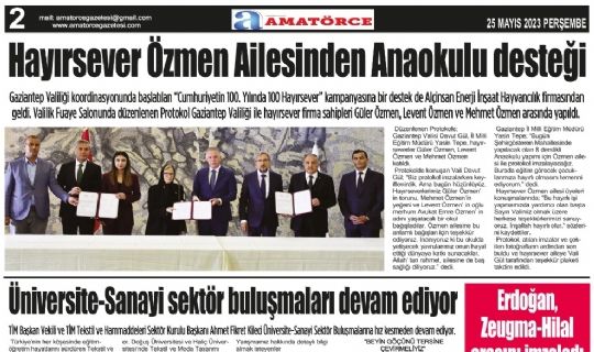Amatörce Gazetesi 749.Sayı 2.Sayfa
