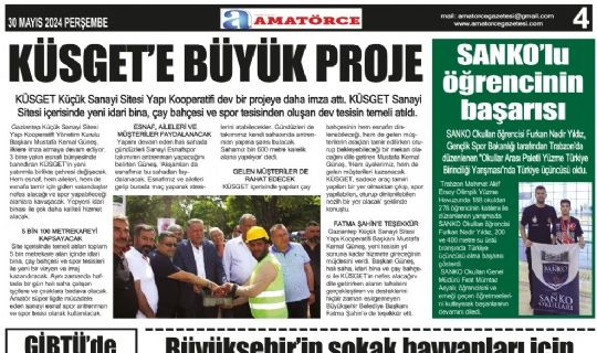 Amatörce Gazetesi 795.Sayı 4.Sayfa