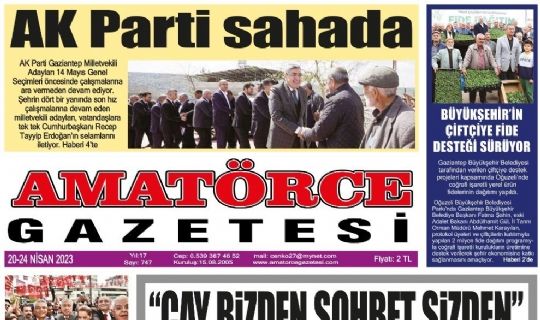 Amatörce Gazetesi 747.Sayı 1.Sayfa