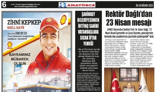 Amatörce Gazetesi 747.Sayı 6.Sayfa