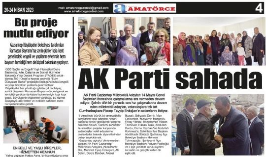 Amatörce Gazetesi 747.Sayı 4.Sayfa