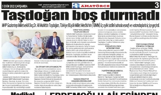 Amatörce Gazetesi 732.Sayı 3.Sayfa