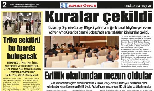 Amatörce Gazetesi 796.Sayı 2.Sayfa