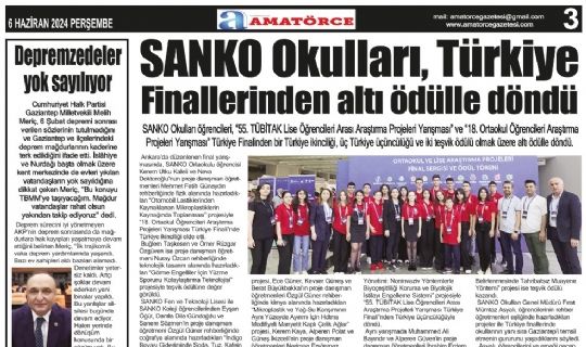 Amatörce Gazetesi 796.Sayı 3.Sayfa
