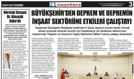 Amatörce Gazetesi 792.Sayı 3.Sayfa