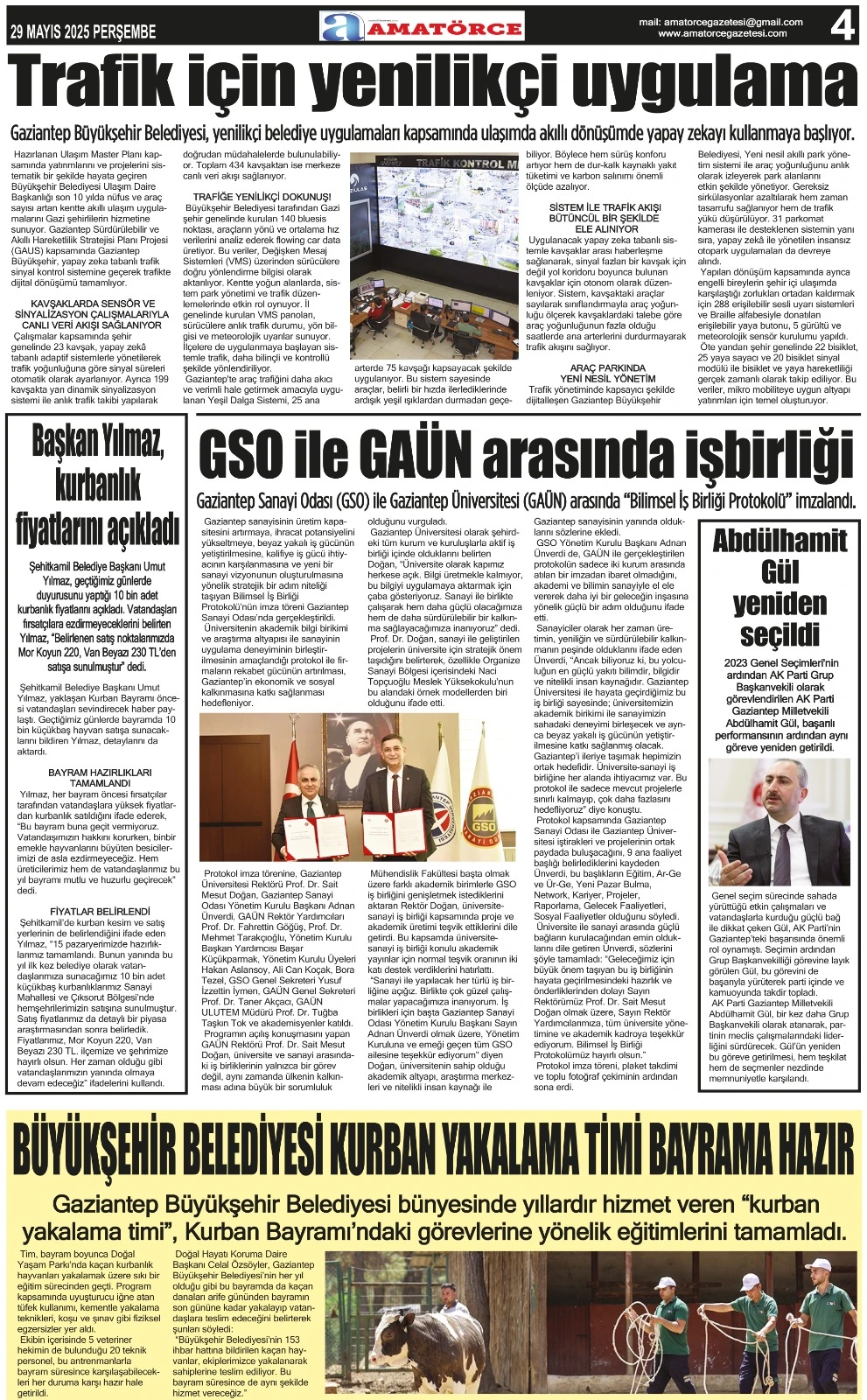 Amatörce Gazetesi 845. Sayı 4. Sayfa 