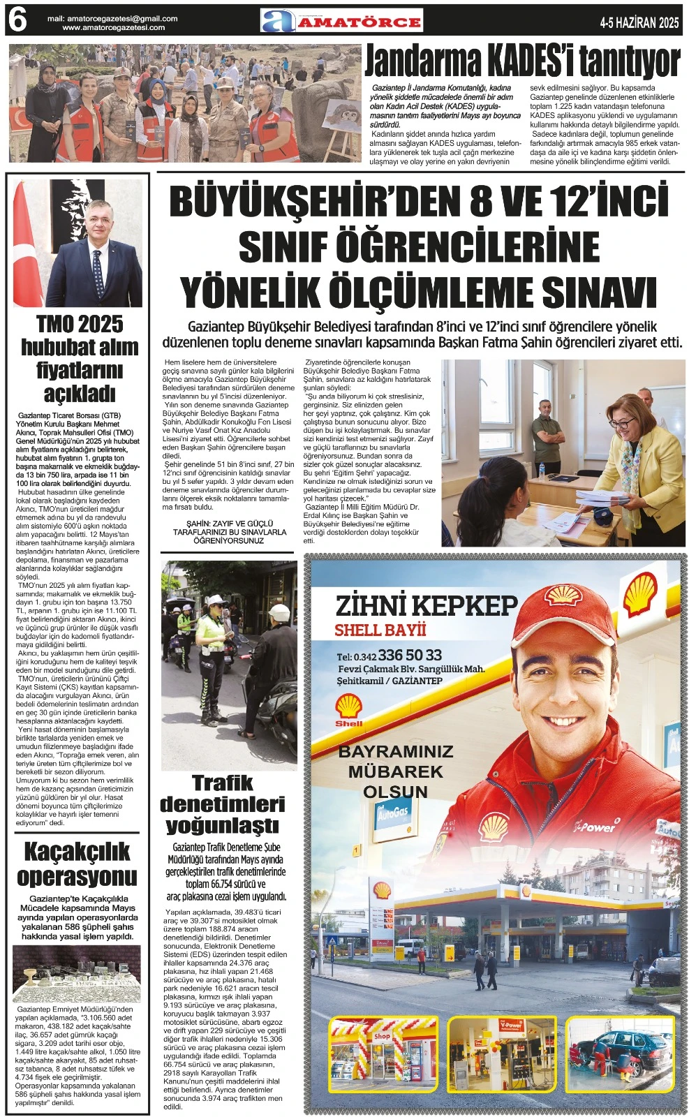 Amatörce Gazetesi 846. Sayı 6. Sayfa 