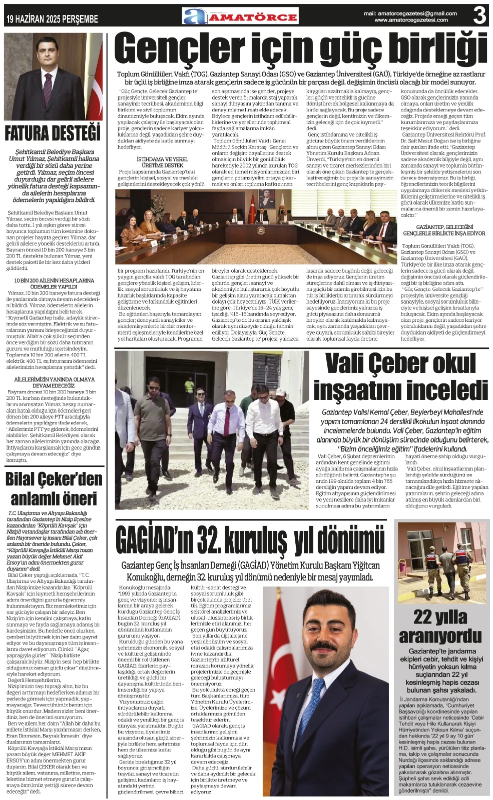Amatörce Gazetesi 848. Sayı 3. Sayfa 