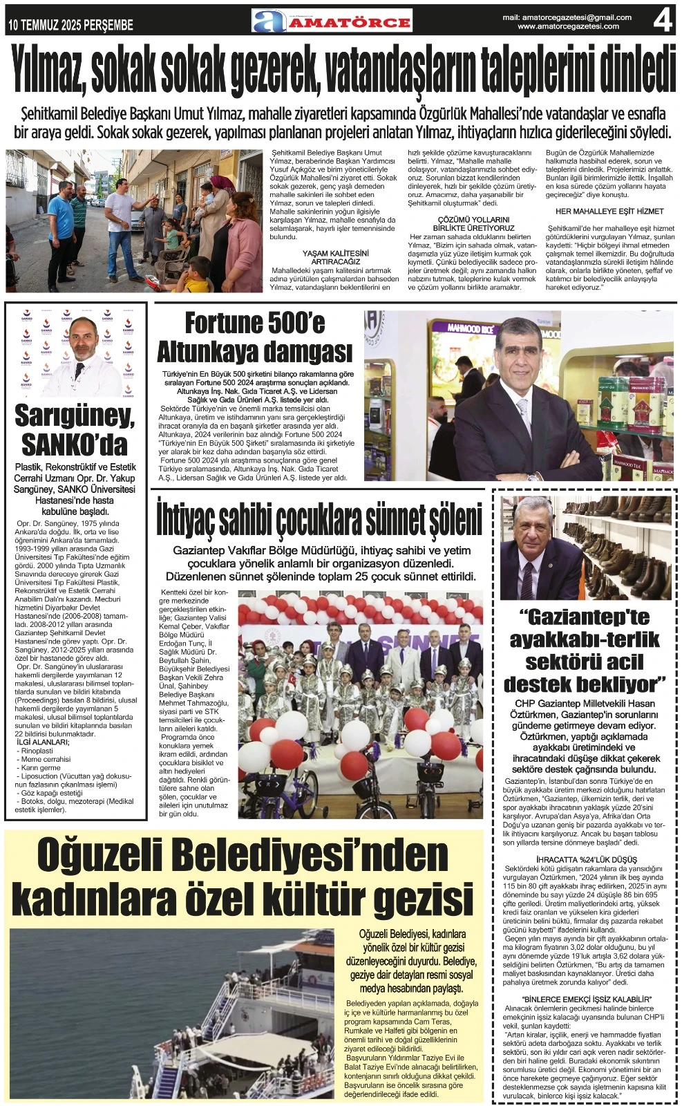 Amatörce Gazetesi 851. Sayı 4. Sayfa 