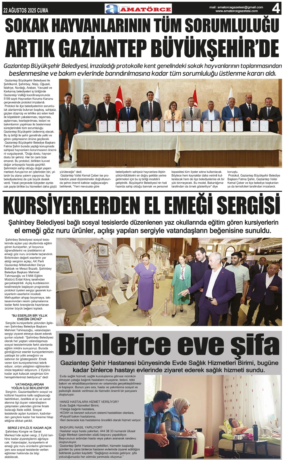 Amatörce Gazetesi 857. Sayı 4. Sayfa 