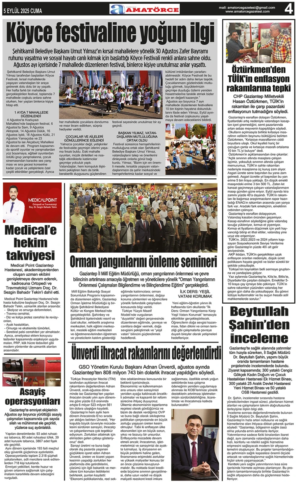 Amatörce Gazetesi 859. Sayı 4. Sayfa 