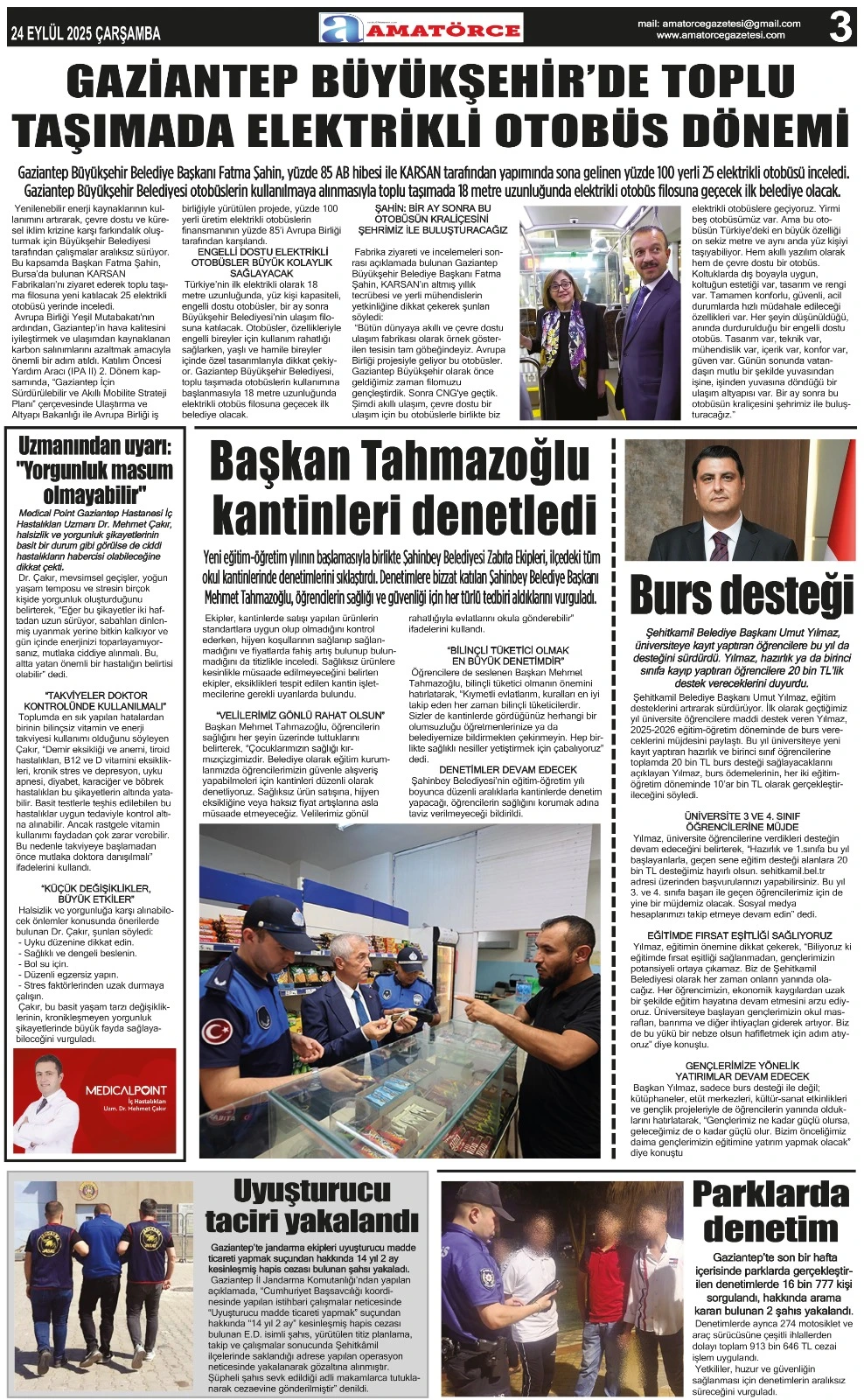 Amatörce Gazetesi 860. Sayı 3. Sayfa 