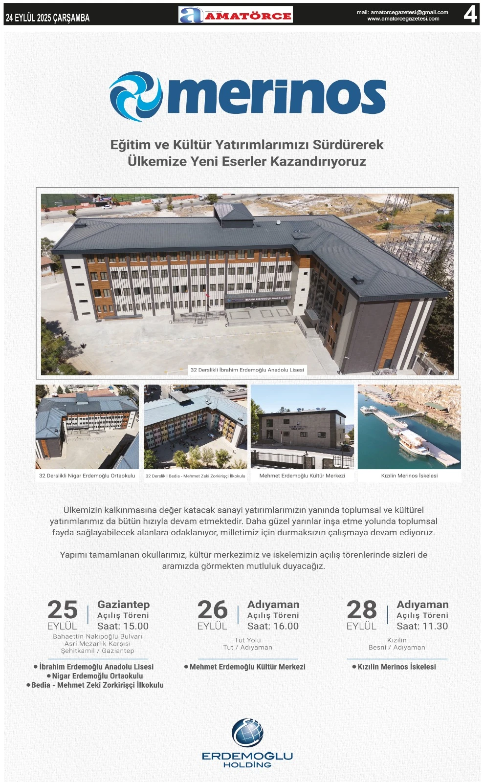Amatörce Gazetesi 860. Sayı 4. Sayfa 