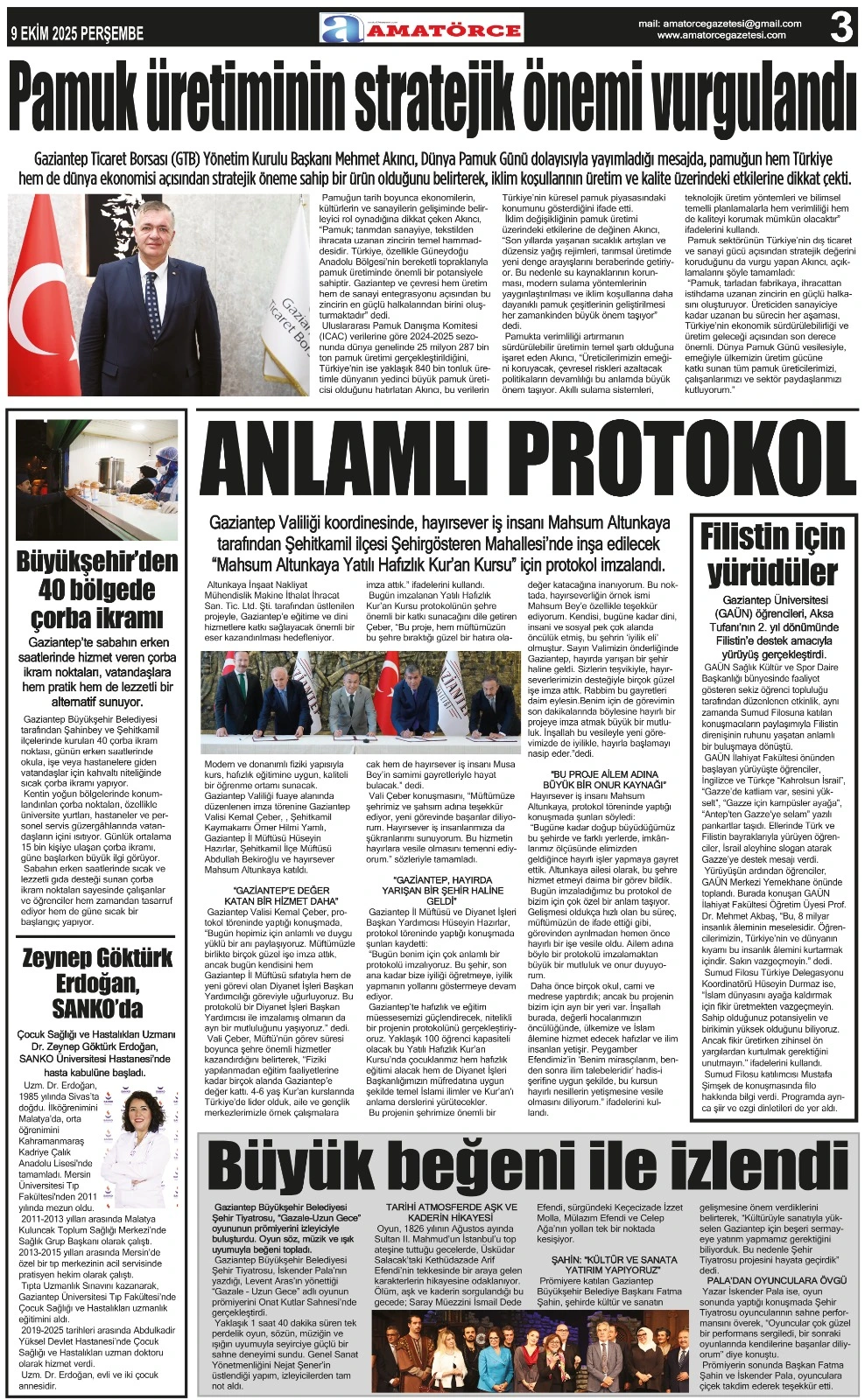 Amatörce Gazetesi 862. Sayı 3. Sayfa 