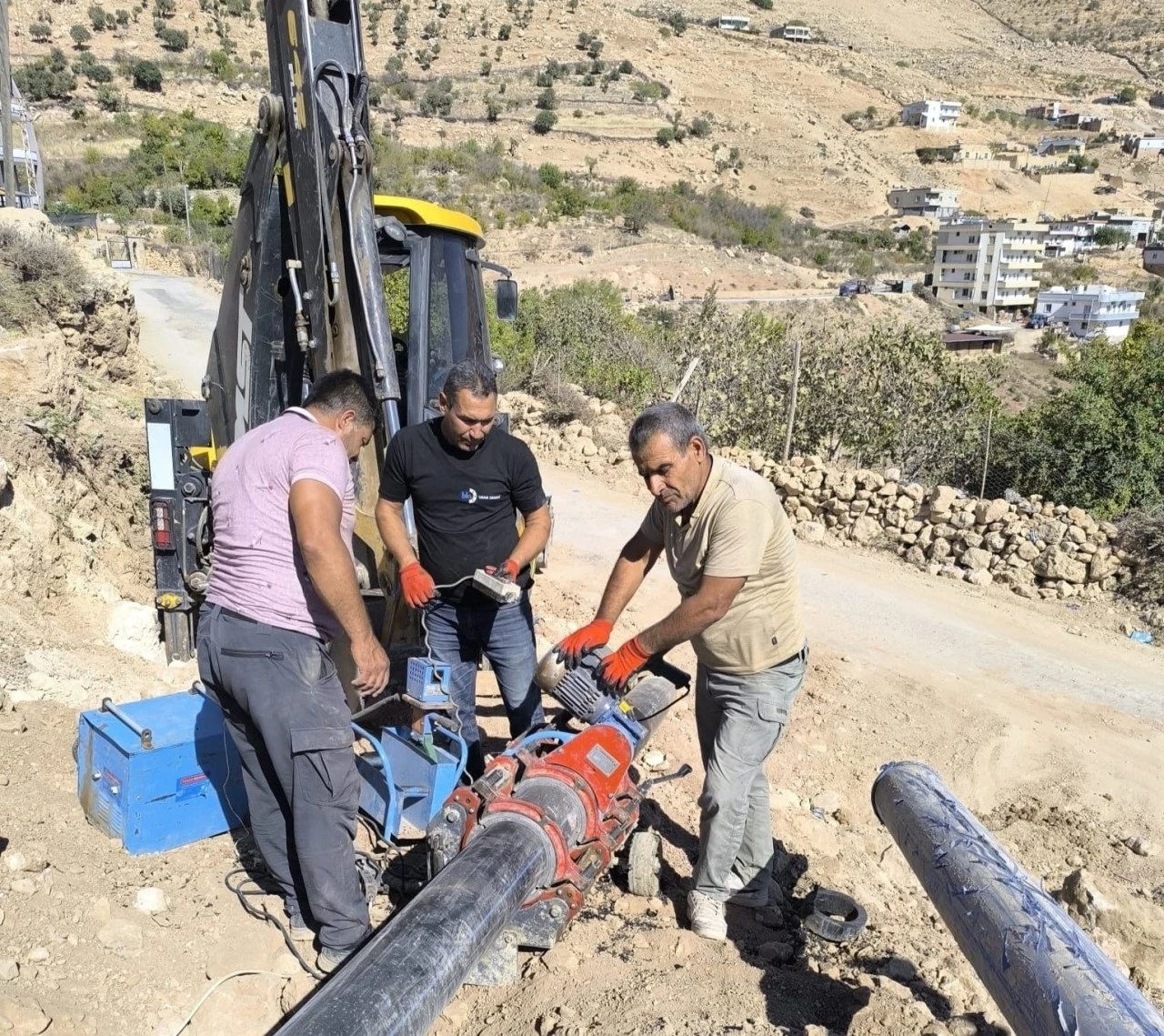 Dargeçit’te İçme Suyu Hattını Güçlendirildi