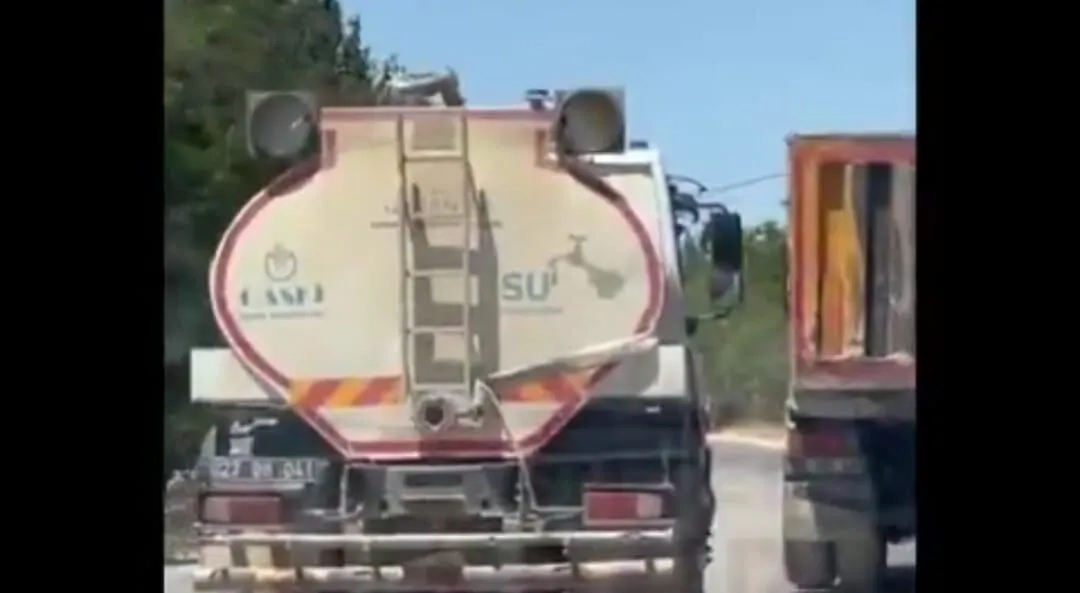 GASKİ’ye Ait Tankerden Akıl Almaz Hareketler!