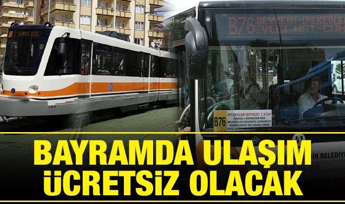 Gaziantep bayramda otobüslere ücretsiz binecek