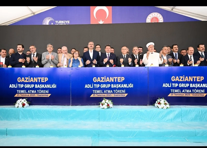Gaziantep’e Yeni Adli Tıp Binası! Temeli Bakan Tunç Attı