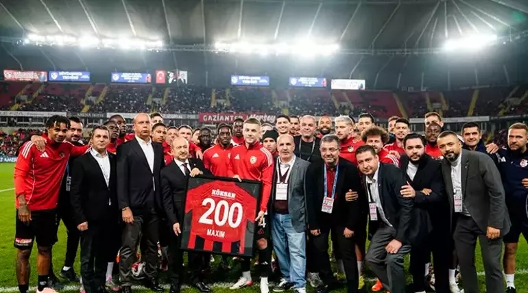 Gaziantep FK’dan Kaptan Maxim’e Anlamlı Jest