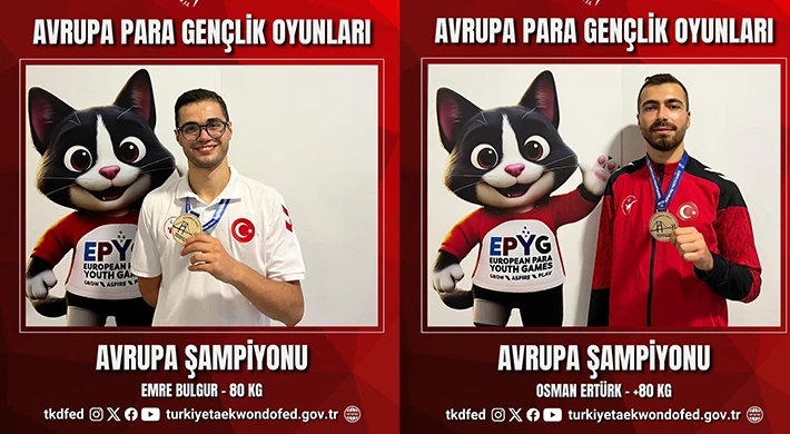 Gaziantep’in Şampiyon Sporcuları Avrupa Birincisi Oldu