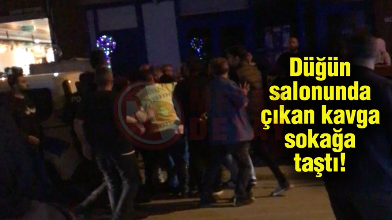 Gaziantep’te Düğün salonu Önünde Kanlı Kavga: Yaralılar Hastaneye Kaldırıldı
