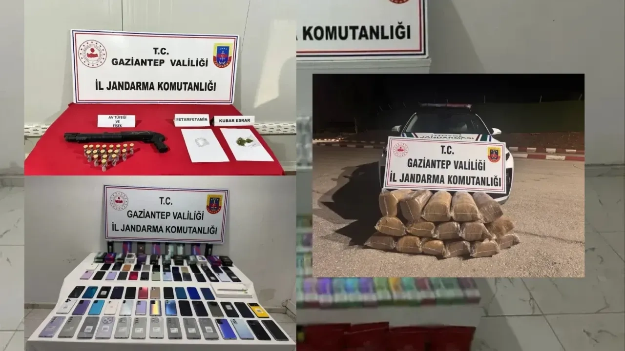 Gaziantep'te kaçakçılığa ket vuruldu