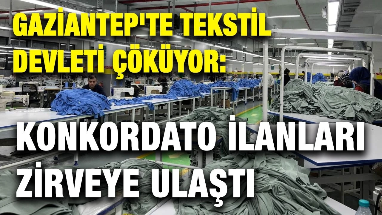 Gaziantep Tekstilinde S.O.S: Ataylar Örme Konkordato İlan Etti, Sektörde Alarm Zilleri Çalıyor