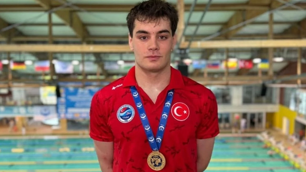 Gaziantepli yüzücü Avrupa şampiyonu