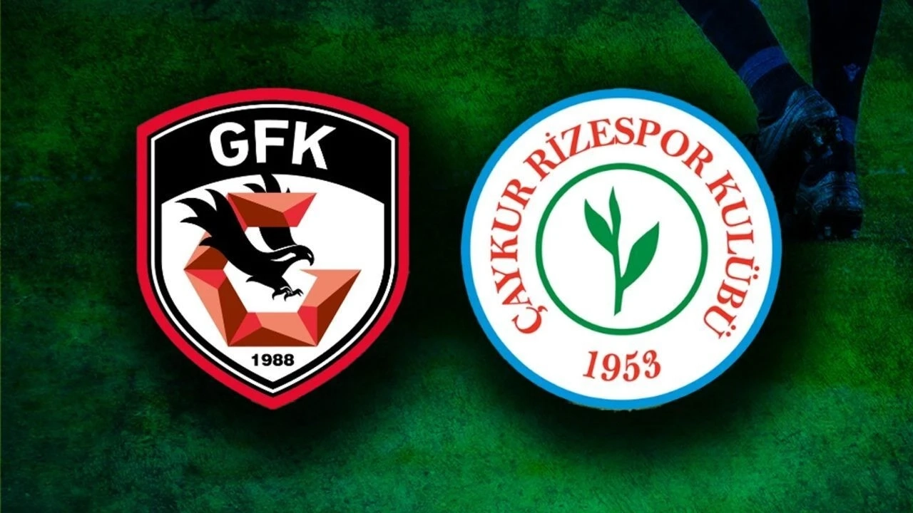 Maçta beraberlik bozuldu Gaziantep FK 1 Çaykur Rizespor 2