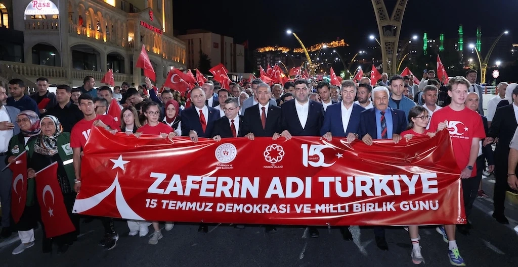 Mardin’de 15 Temmuz Demokrasi ve Milli Birlik Günü Coşkusu