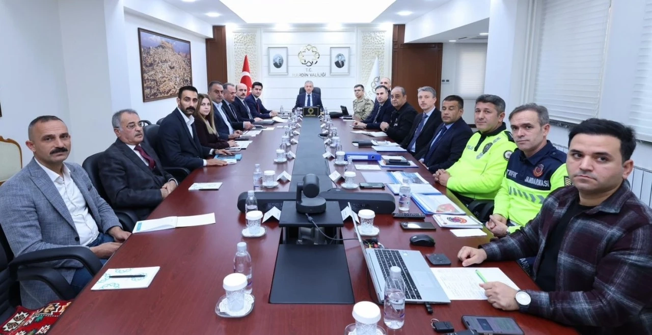 Mardin’de Kış Mevsimi Trafik Tedbirleri Toplantısı