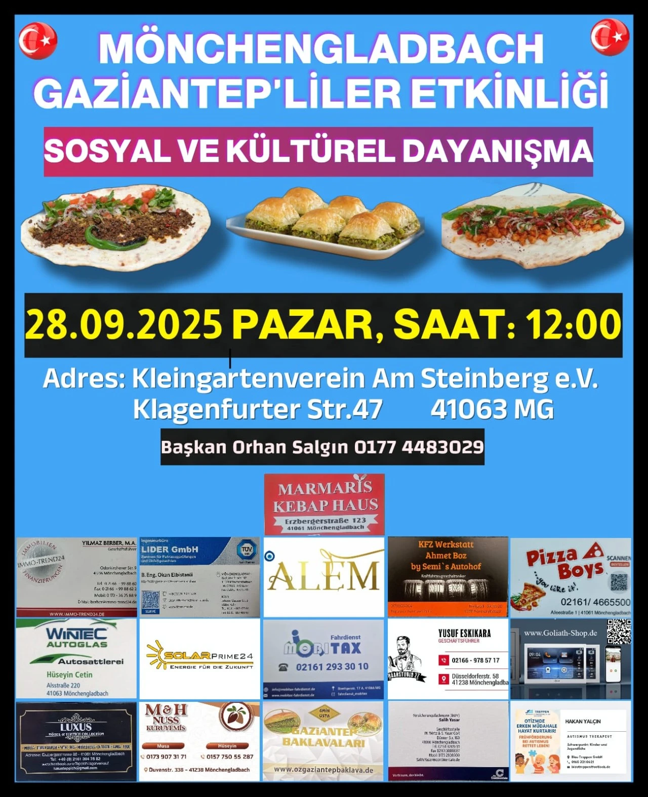 Mönchengladbach Gaziantep'liler Etkinliği